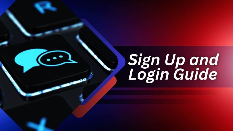 Sign up and login